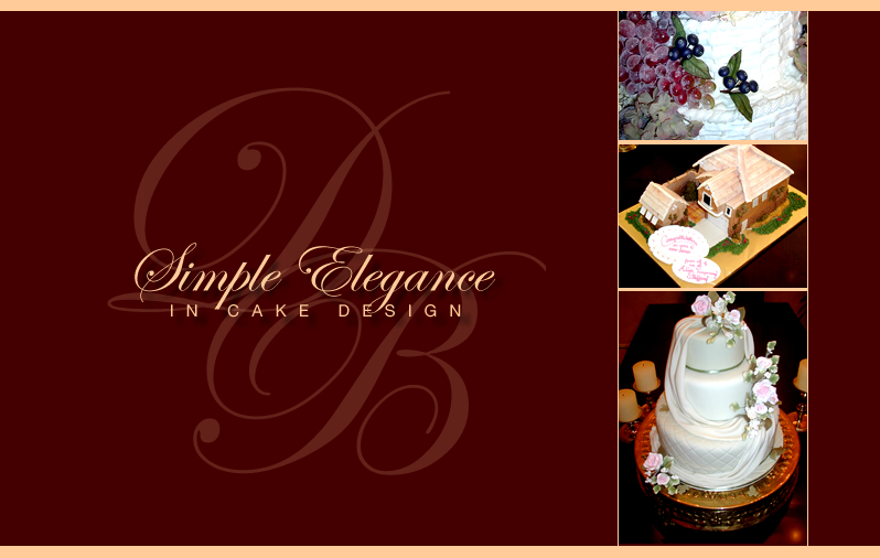 Simple Elegence In Cake Design